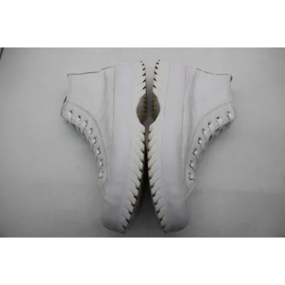 Converse Chuck Taylor Women's 13 Men's 11 All Star Lugged 2.0 Hi White LEATHER - Picture 8 of 10